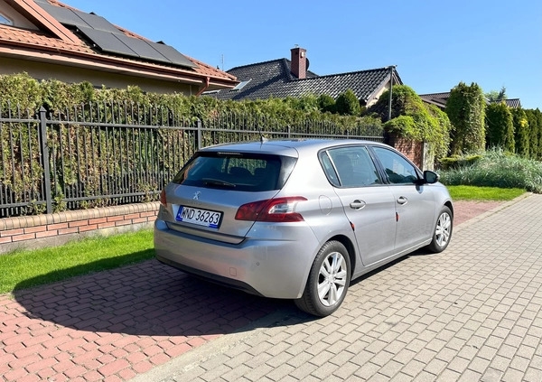 Peugeot 308 cena 34500 przebieg: 45000, rok produkcji 2013 z Sieraków małe 79